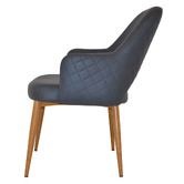 Bright Side Furniture 93cm Lex Upholstered Dining Chairs