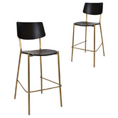 Bright Side Furniture 77cm Easton Bar Stools