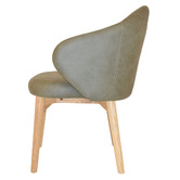 Bright Side Furniture Scranton Upholstered Dining Chairs with Ash Wood Legs
