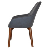 Bright Side Furniture Bellevue Upholstered Dining Chairs with Ash Wood Legs