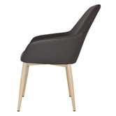 Bright Side Furniture Bellevue Vinyl Dining Chairs