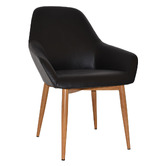 Bright Side Furniture Bellevue Vinyl Dining Chairs