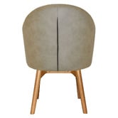 Bright Side Furniture Scranton Upholstered Dining Chairs with Ash Wood Legs