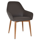 Bright Side Furniture Bellevue Vinyl Dining Chairs