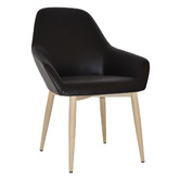 Bright Side Furniture Bellevue Vinyl Dining Chairs