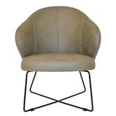 Bright Side Furniture Scranton Upolstered Cross Sled Dining Chairs