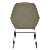 Bright Side Furniture Bellevue Upholstered Sled Dining Chairs