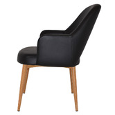 Bright Side Furniture 93cm Lex Vinyl Dining Chairs