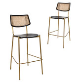 Bright Side Furniture 77cm Easton IV Bar Stools