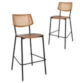 Bright Side Furniture 77cm Easton IV Bar Stools