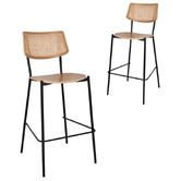 Bright Side Furniture 77cm Easton IV Bar Stools