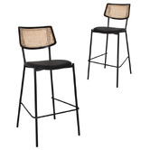 Bright Side Furniture 77cm Easton V Bar Stools