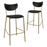 Bright Side Furniture 77cm Emerson II Bar Stools