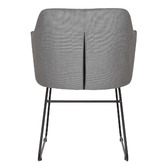 Bright Side Furniture Ferguson Cotton-Blend Sled Dining Chairs