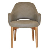Bright Side Furniture 93cm Lex Upholstered Dining Chairs with Ash Wood Legs