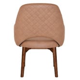 Bright Side Furniture 93cm Lex Upholstered Dining Chairs with Ash Wood Legs