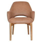 Bright Side Furniture 93cm Lex Upholstered Dining Chairs with Ash Wood Legs