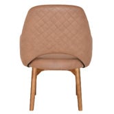 Bright Side Furniture 93cm Lex Upholstered Dining Chairs with Ash Wood Legs