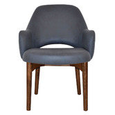 Bright Side Furniture 93cm Lex Upholstered Dining Chairs with Ash Wood Legs