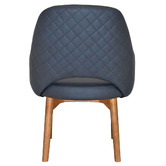 Bright Side Furniture 93cm Lex Upholstered Dining Chairs with Ash Wood Legs