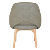 Bright Side Furniture 93cm Lex Upholstered Dining Chairs with Ash Wood Legs