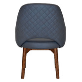 Bright Side Furniture 93cm Lex Upholstered Dining Chairs with Ash Wood Legs