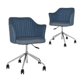 Bright Side Furniture Ferguson Cotton-Blend Office Chairs