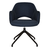 Bright Side Furniture Lex Cotton-Blend Trestle Armchairs
