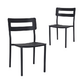 Bright Side Furniture Byron Stackable Outdoor Dining Chairs