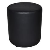 Bright Side Furniture Corbelt Faux Leather Ottoman