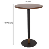Bright Side Furniture Vianney Rubberwood Bar Table
