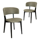 Bright Side Furniture Sage Koch Upholstered Dining Chairs