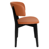 Bright Side Furniture Damon Faux Leather Dining Chairs