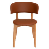 Bright Side Furniture Damon Faux Leather Dining Chairs