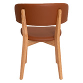 Bright Side Furniture Damon Faux Leather Dining Chairs