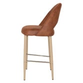 Bright Side Furniture Callie Faux Leather Bar Stools