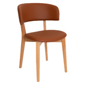 Bright Side Furniture Damon Faux Leather Dining Chairs