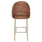 Bright Side Furniture Callie Faux Leather Bar Stools