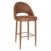 Bright Side Furniture Callie Faux Leather Bar Stools