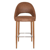 Bright Side Furniture Callie Faux Leather Bar Stools