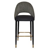Bright Side Furniture Black 75cm Nala Bar Stools