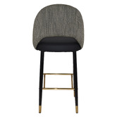 Bright Side Furniture Black 75cm Nala Bar Stools