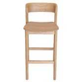 Bright Side Furniture 76cm Trinity Ash Wood Bar Stools