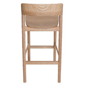 Bright Side Furniture 76cm Trinity Ash Wood Bar Stools