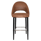 Bright Side Furniture Callie Faux Leather Bar Stools