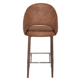 Bright Side Furniture Callie Faux Leather Bar Stools