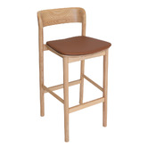 Bright Side Furniture 77cm Trinity Upholstered Bar Stools