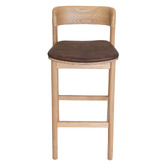 Bright Side Furniture 77cm Trinity Faux Leather Bar Stools