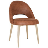 Bright Side Furniture Aeson I Faux Leather Dining Chairs