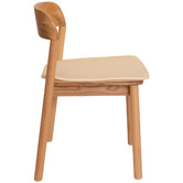Bright Side Furniture Zoe Ash Wood Dining Chairs